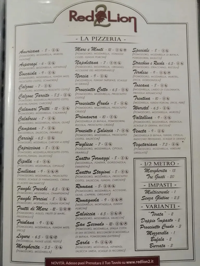 Menu_Red Lion 2_Montecchio Emilia_immagine_3