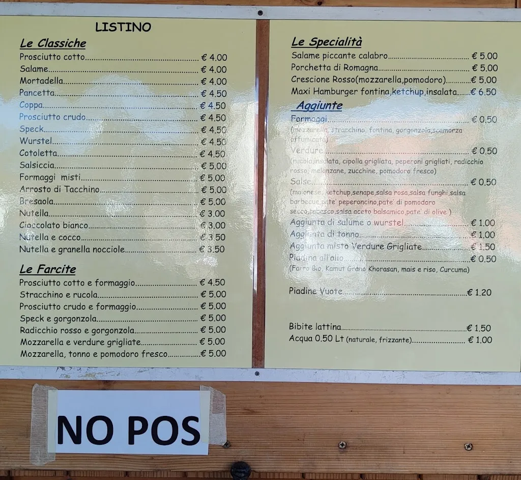 Menu_Piadineria La Stazione_Montecchio Emilia_image_2