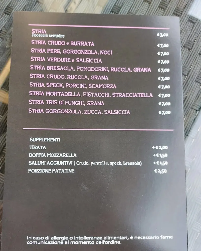 Menu_Pizzeria 24/D_Montecchio Emilia_immagine_1