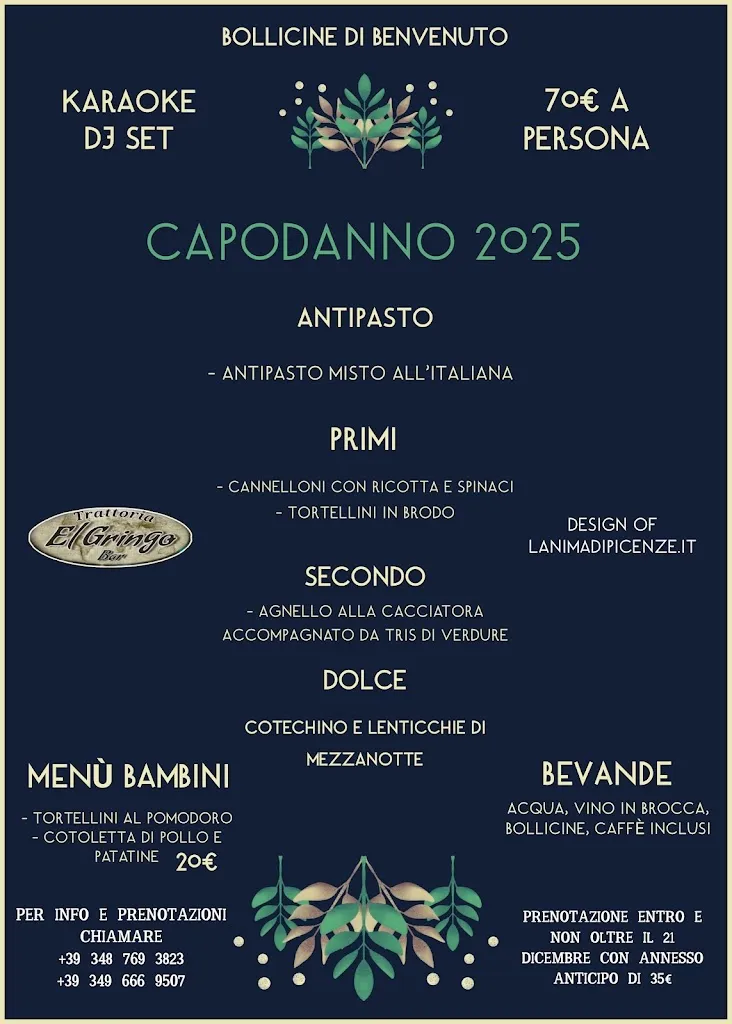 Menu_Trattoria El gringo bar_Poggio Picenze_immagine_1