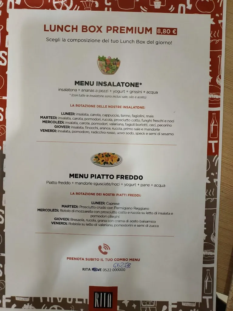 Menu_Rita Orchidea Ristorante Self-service CIR_Novellara_imagen_2