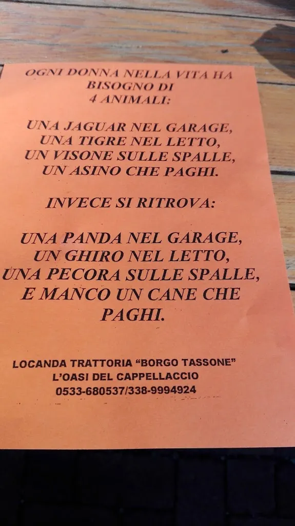 Menu_Locanda - Trattoria 