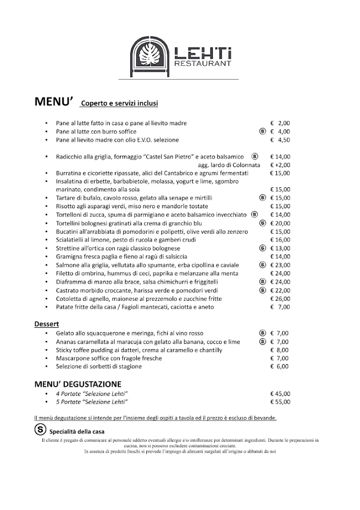 Menu_Lehti Restaurant_Osteria Grande_image_1