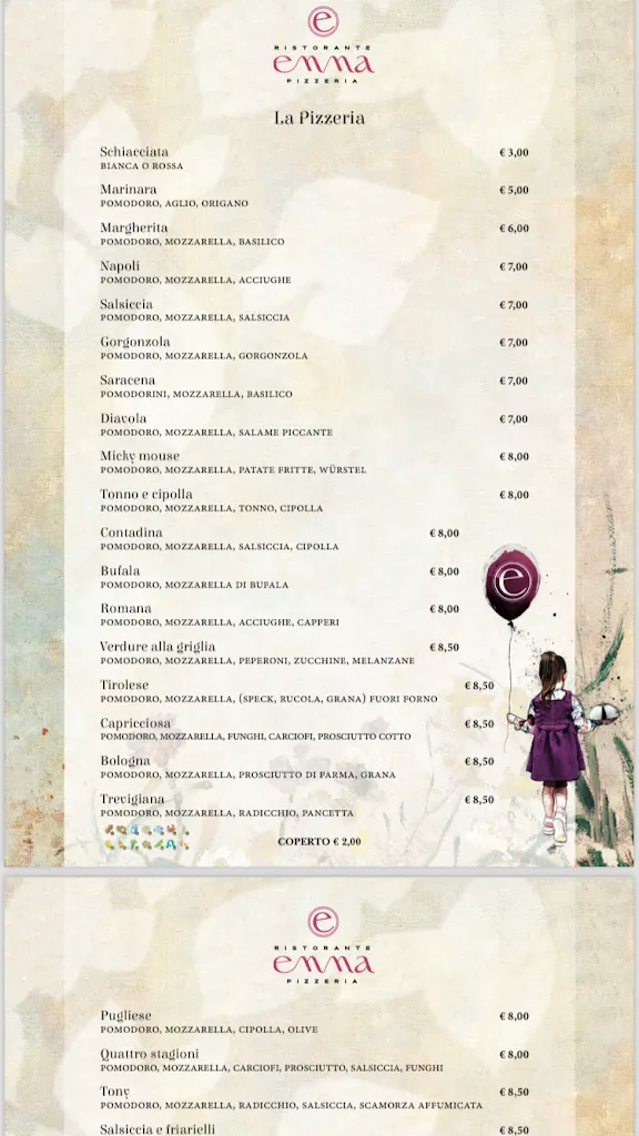 Menü_Ristorante Pizzeria Emma_Osteria Grande_Bild_3