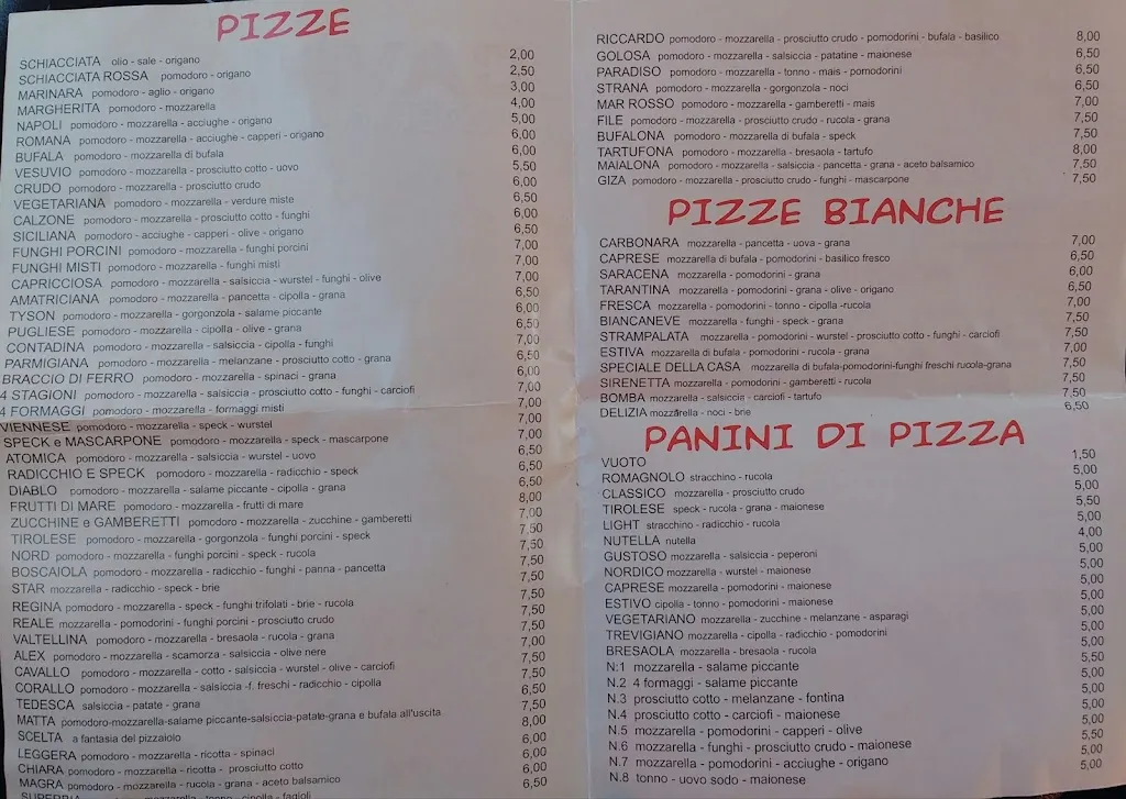 Menu_Pizzeria Cavallo Di Liescu Catalin_Padulle_image_2