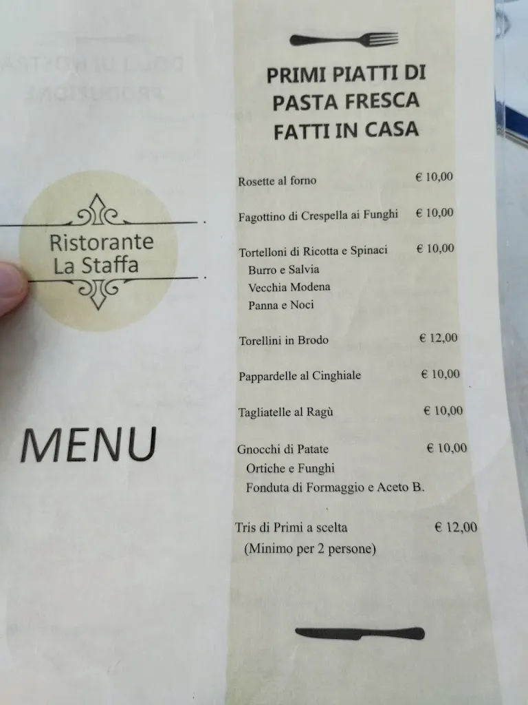 Menu_Ristorante La Staffa - Cucina Tipica Italiana e del Territorio_Pavullo nel Frignano_image_3