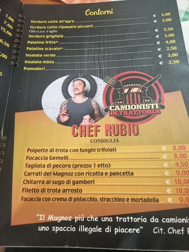 Menu_presso Hotel TREMONTI_Popoli_image_1