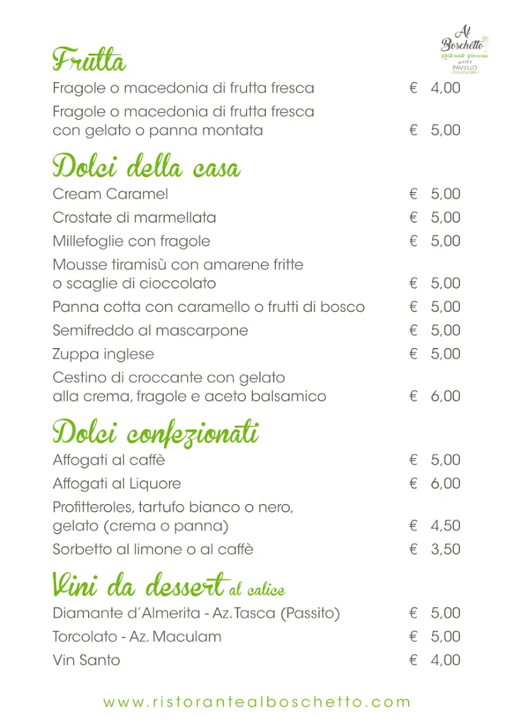 Menu_Ristorante Al Boschetto - Pavullo -_Pavullo nel Frignano_image_2