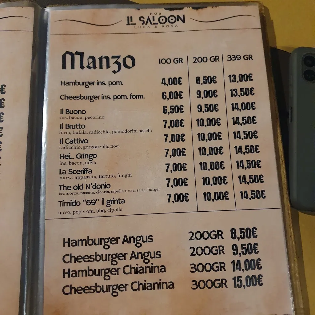 Menu_Il SALOON Luca e Rosa_Popoli_immagine_2