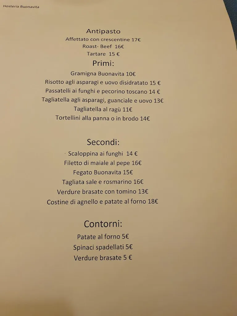 Menu_Hosteria Buona Vita_Ozzano dell'Emilia_image_1