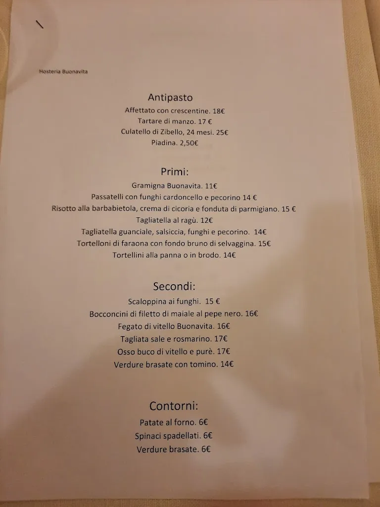 Menu_Hosteria Buona Vita_Ozzano dell'Emilia_image_3