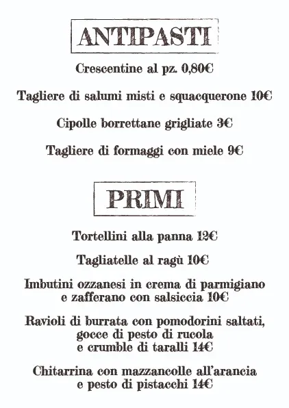 Menu_The Wizard Of Ozz_Ozzano dell'Emilia_image_2