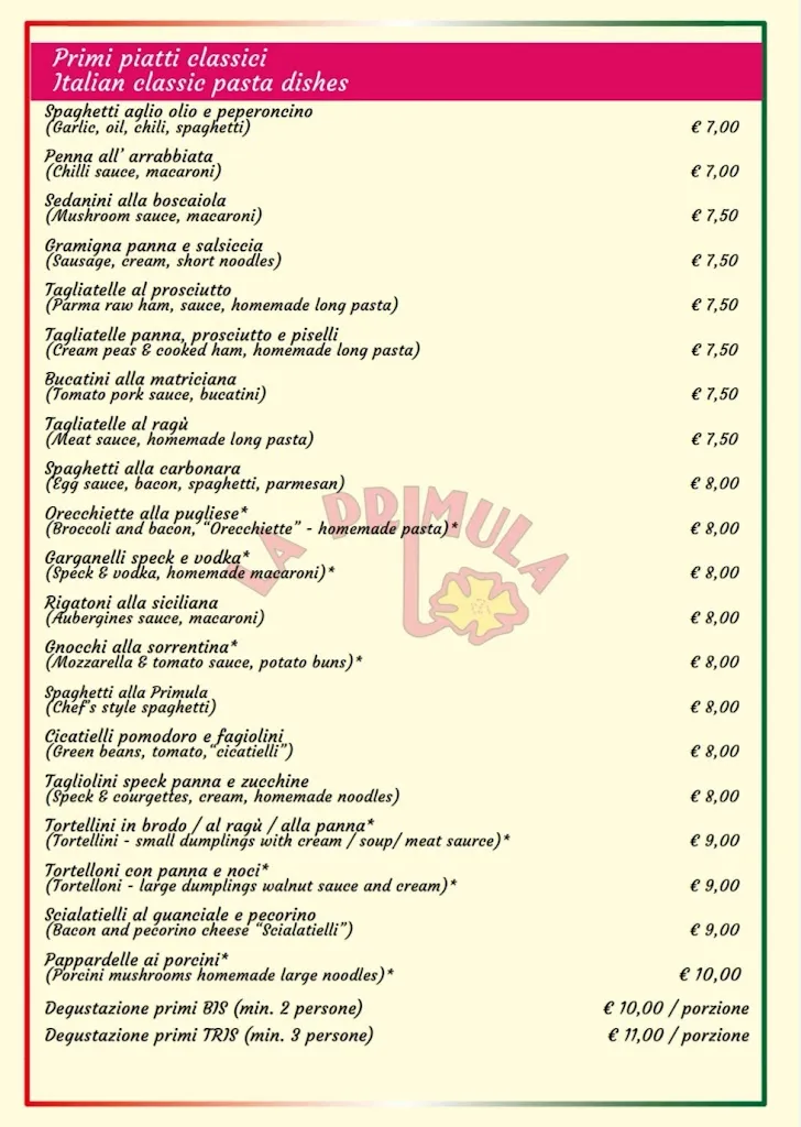 Menu_La Primula - Ristorante Pizzeria_Ozzano dell'Emilia_immagine_4