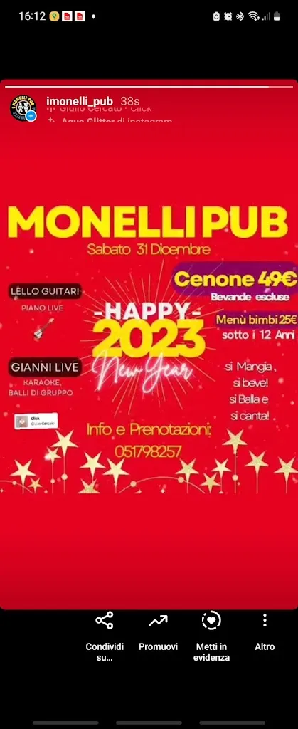 Menu_Monelli ristorante discopub karaoke_Ozzano dell'Emilia_immagine_2