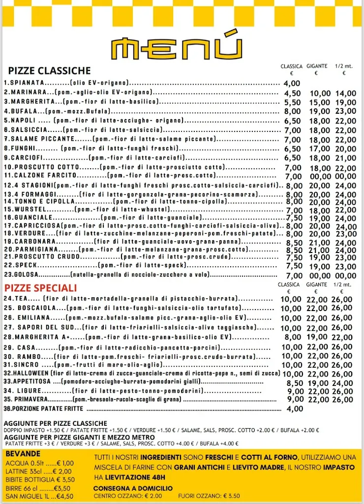 Menu_Pizzeria Tea_Ozzano dell'Emilia_image_1