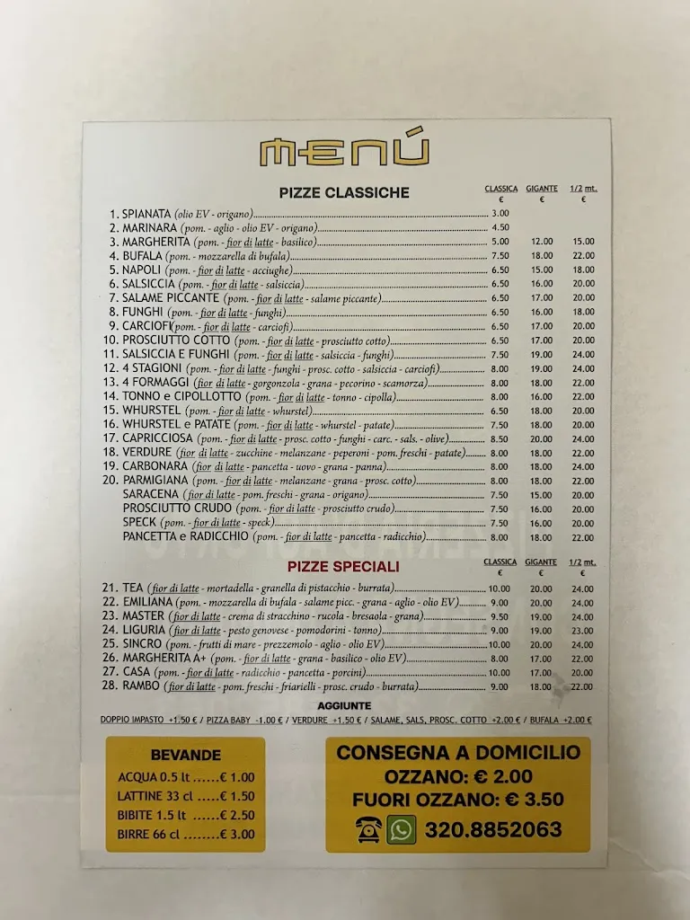 Menu_Pizzeria Tea_Ozzano dell'Emilia_image_2