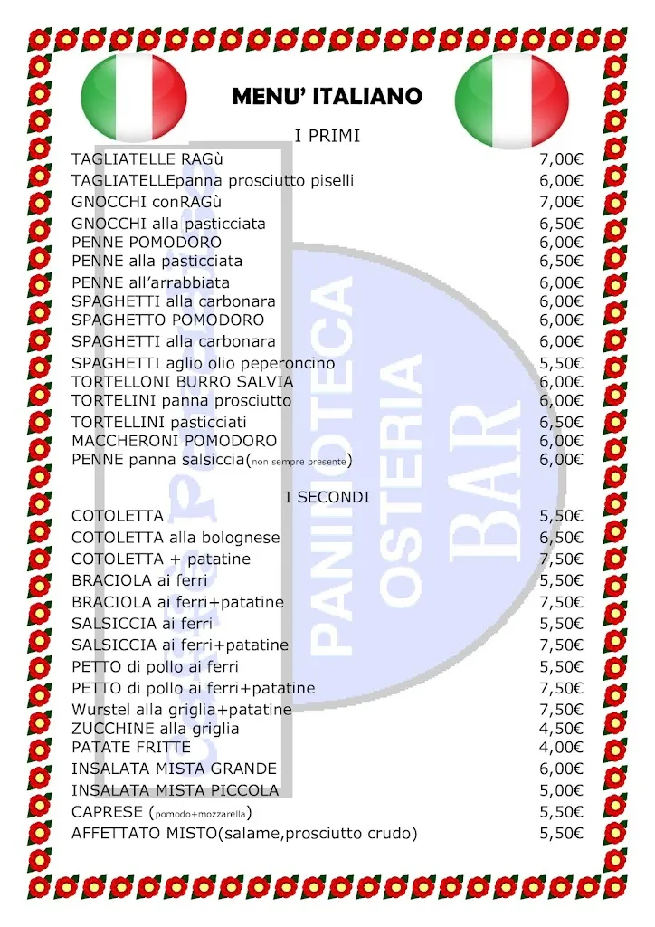Menu_edicola bar caffe paradiso cucina italo- cinese_Ozzano dell'Emilia_image_2