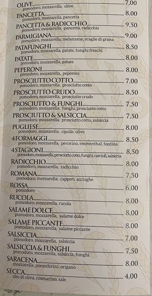 Menu_Pizzeria Euro Pizza_Ozzano dell'Emilia_image_3