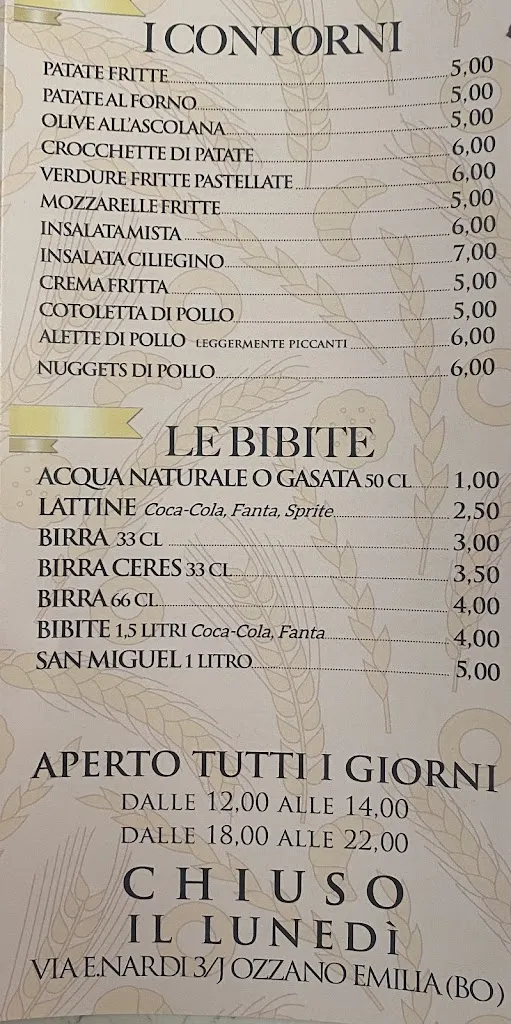 Menu_Pizzeria Euro Pizza_Ozzano dell'Emilia_image_4