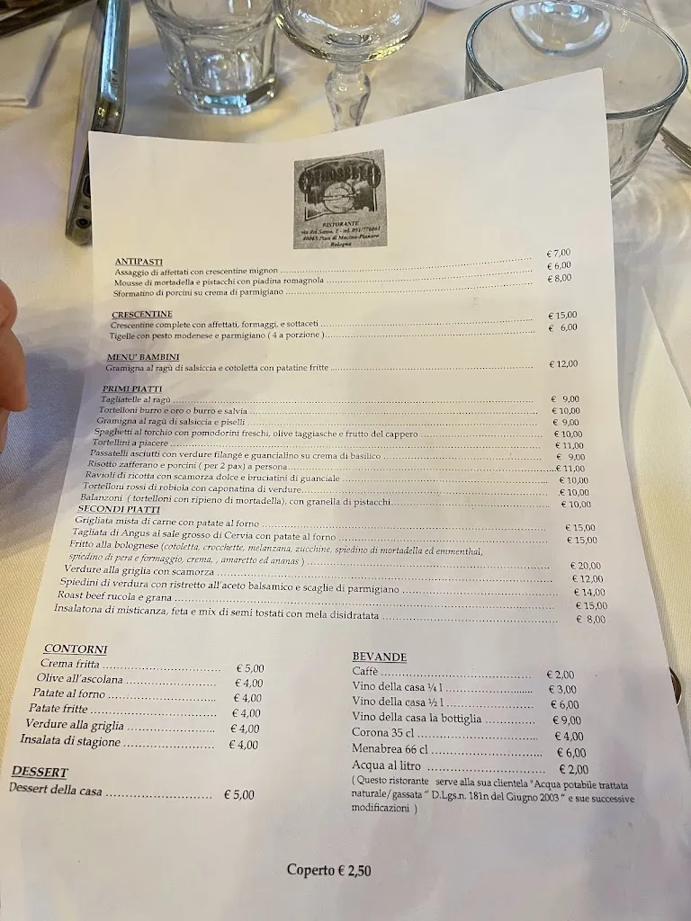 Menu_Ristorante Carosello_Pianoro_immagine_2