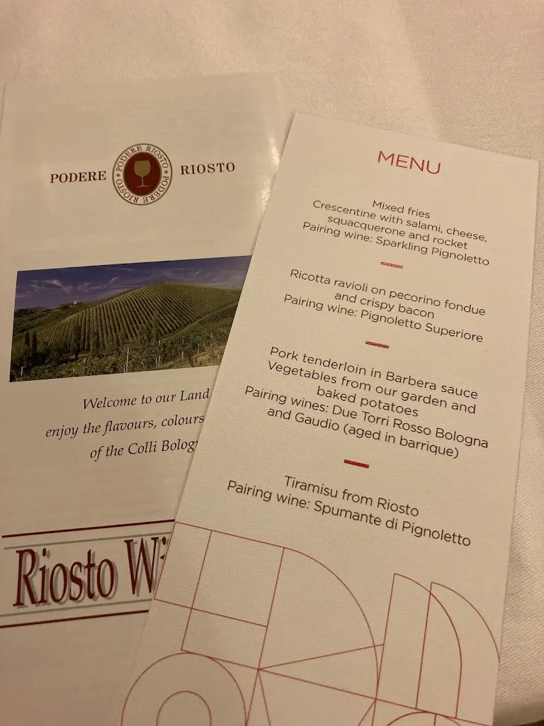 Menu_PODERE RIOSTO cantina, cene in vigna ed eventi_Pianoro_image_1