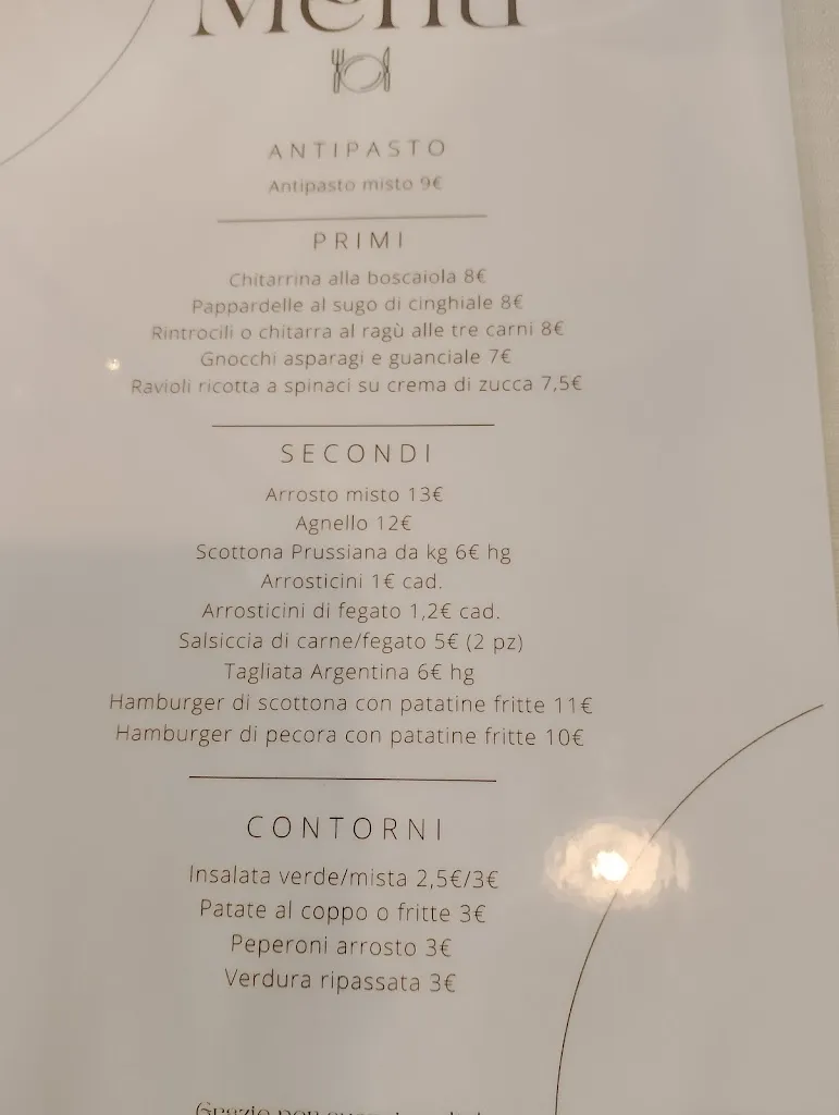 Menü_La Chiesetta Pretoro_Pretoro_Bild_2