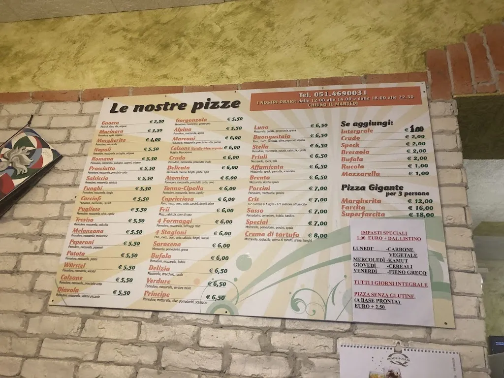 Menu_Pizzeria Kris (impasti particolari: integrale, carbone vegetale, fieno greco)_Pianoro_image_2