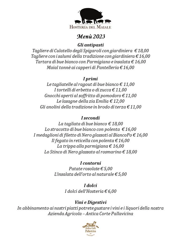 Menu_Hosteria del Maiale_Polesine Parmense_image_2