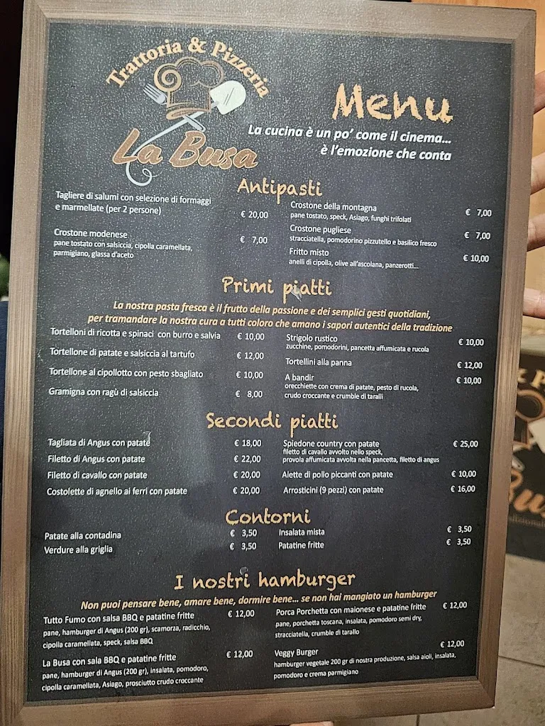 Menu_Trattoria & Pizzeria La Busa_Polinago_image_2