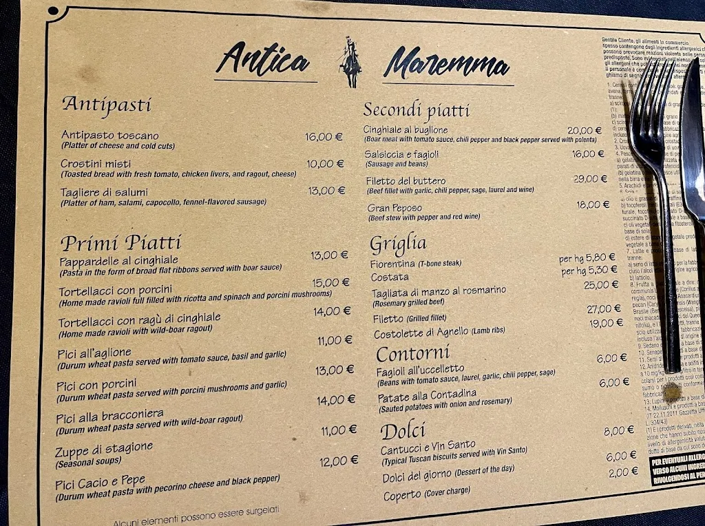 Menu_Trattoria Antica Maremma_Pontegradella_image_2