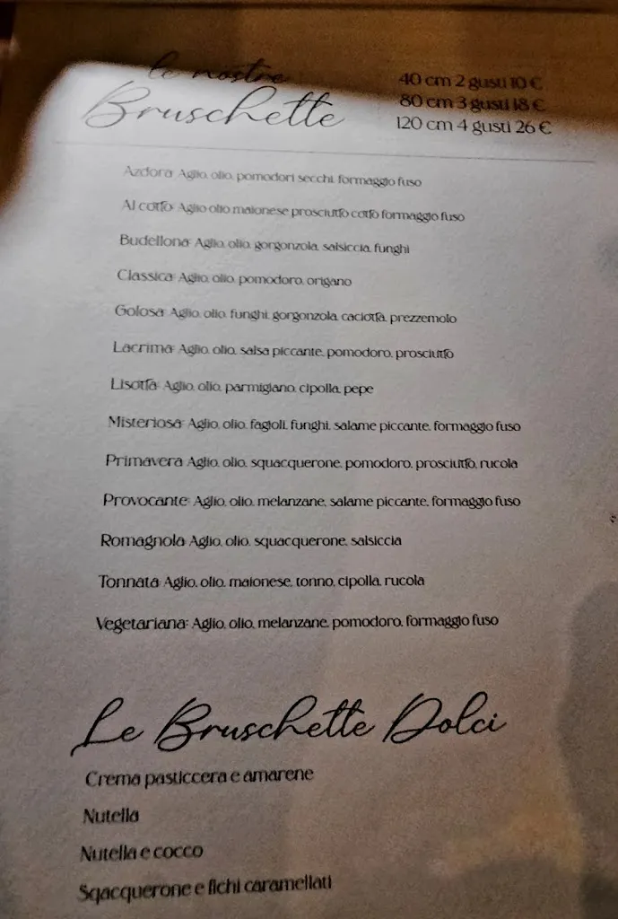 Menu_Ristorante - Bruschetteria La Villa_Pinarella_immagine_3