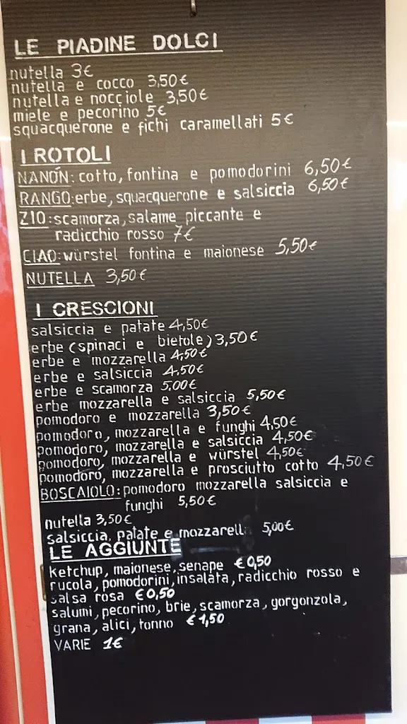 Menu_P. Piada • Chiosco Piadina_Pinarella_image_2