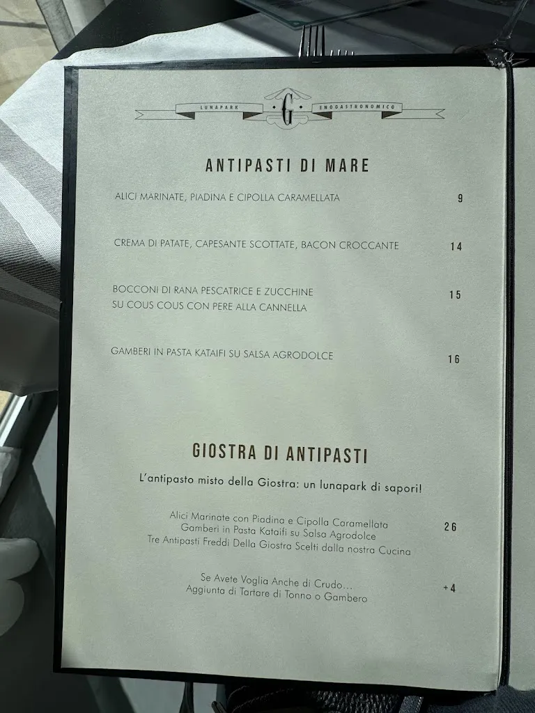 Menu_Ristorante Lunapark Enogastronomico La Giostra_Pinarella_image_4