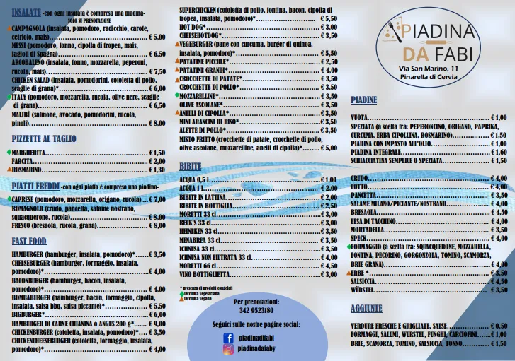 Menu_La Piadina Di Fabi_Pinarella_image_3