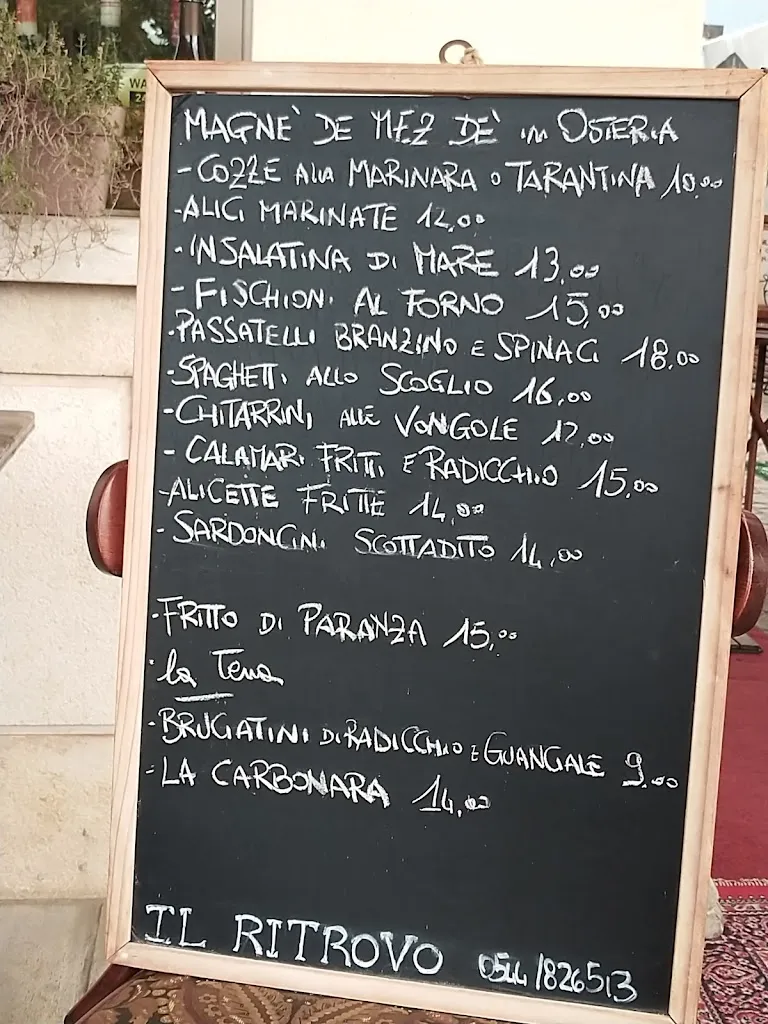 Menu_Il Ritrovo di Borgomarina - cucina di terra e di mare_Pinarella_image_1