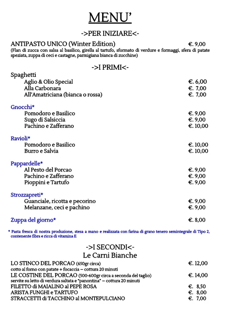 Menu_Al Porcao - Café Restaurant_Progetto Case Bazzano_image_4