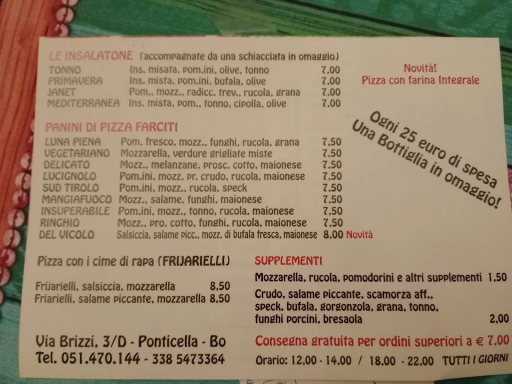 Menu_Pizzeria Del Vicolo_Ponticella_image_2
