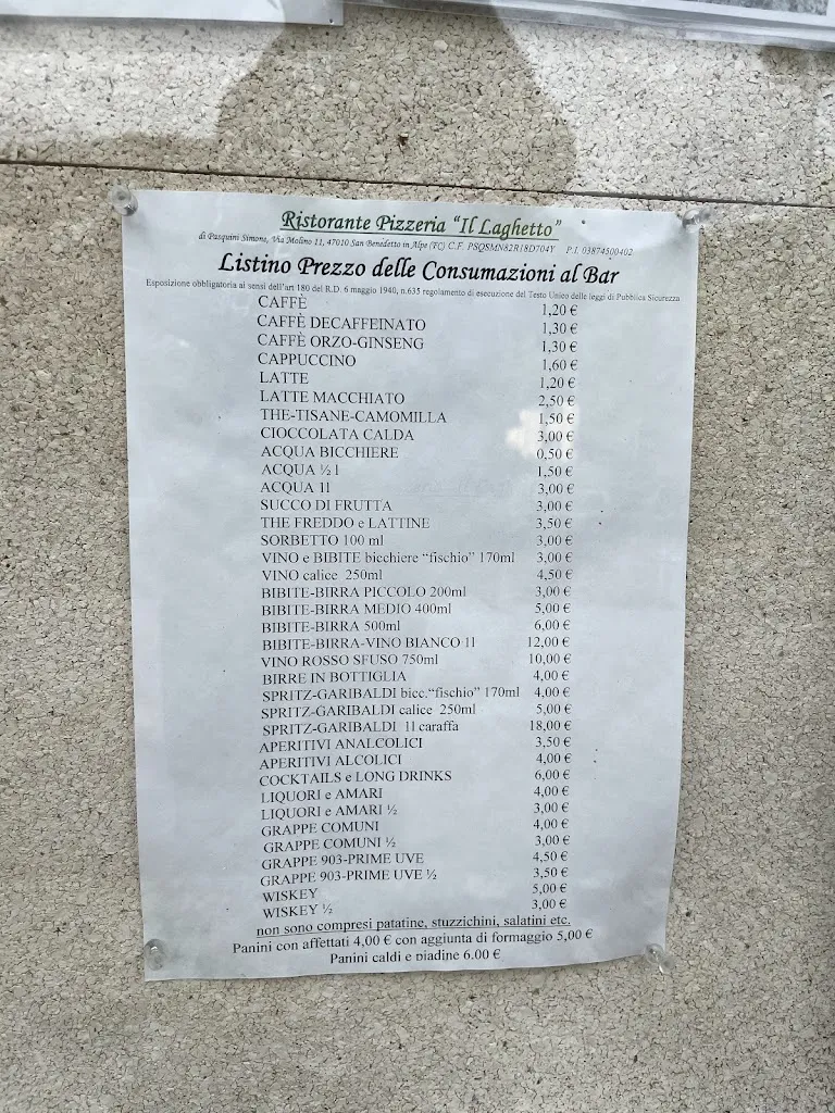 Menu_Ristorante Il Laghetto_Portico di Romagna_image_1