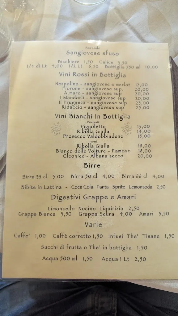Menu_Il Vignale Ostello Ristorante_Portico di Romagna_immagine_1