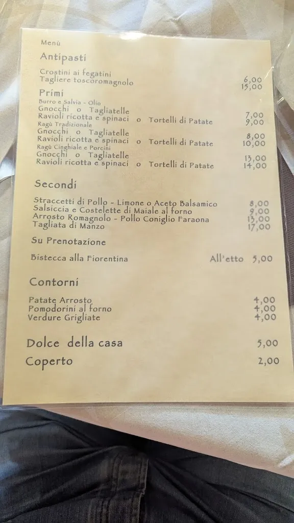 Menu_Il Vignale Ostello Ristorante_Portico di Romagna_immagine_2