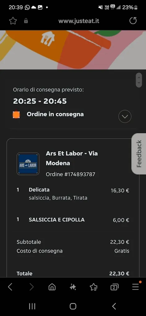 Path_Fa_Cose_Pizzeria Ars Et Labor - Via Modena Porotto_Porotto-Cassama_review