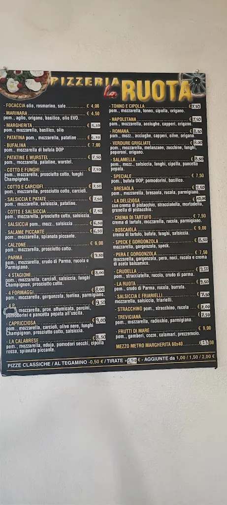 Menu_Pizzeria La Ruota_Praticello_image_1
