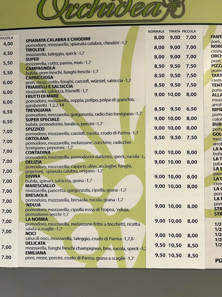 Menu_Pizzeria Orchidea_Praticello_image_2