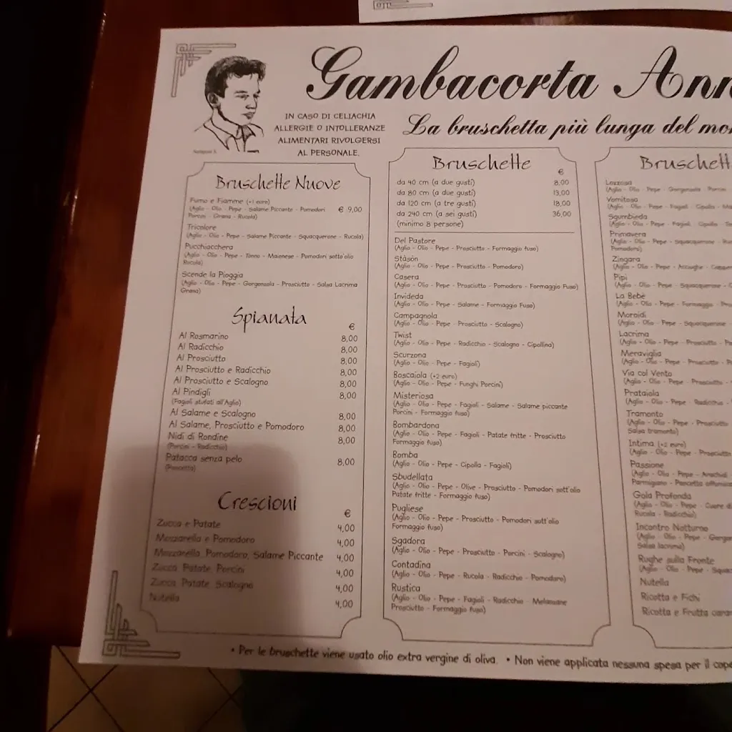Menu_Bruschetteria Gambacorta Anni 20_Predappio_image_2