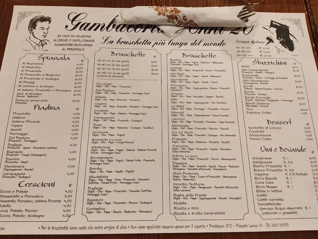 Menu_Bruschetteria Gambacorta Anni 20_Predappio_image_3