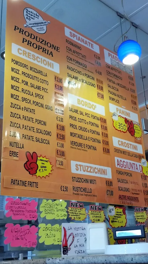 Menu_Piadineria Antichi Sapori Anni 30 di Casadei Rossi Michela_Predappio_immagine_1