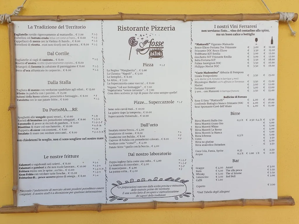 Menu_Come Fosse Antani_Portomaggiore_image_1