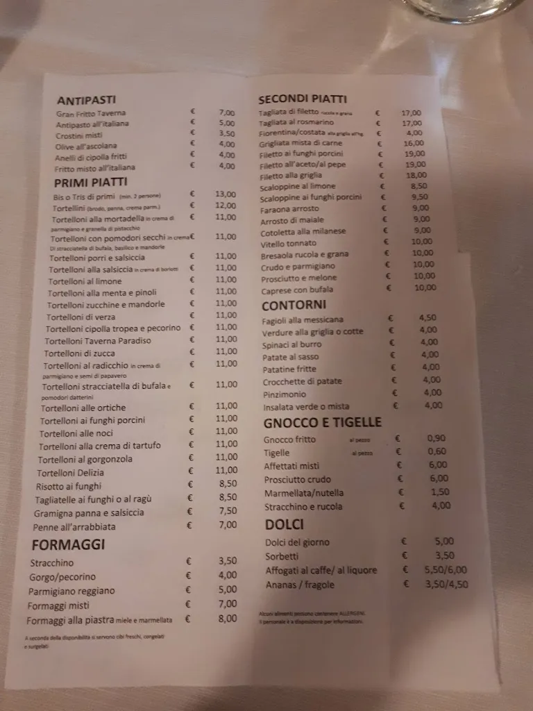 Menu_Taverna Paradiso_Prignano_image_1