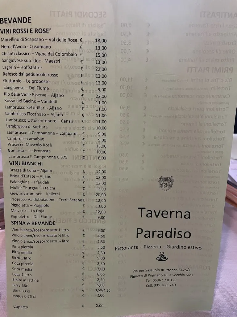 Antonio Rebecchi_Taverna Paradiso_Prignano_review