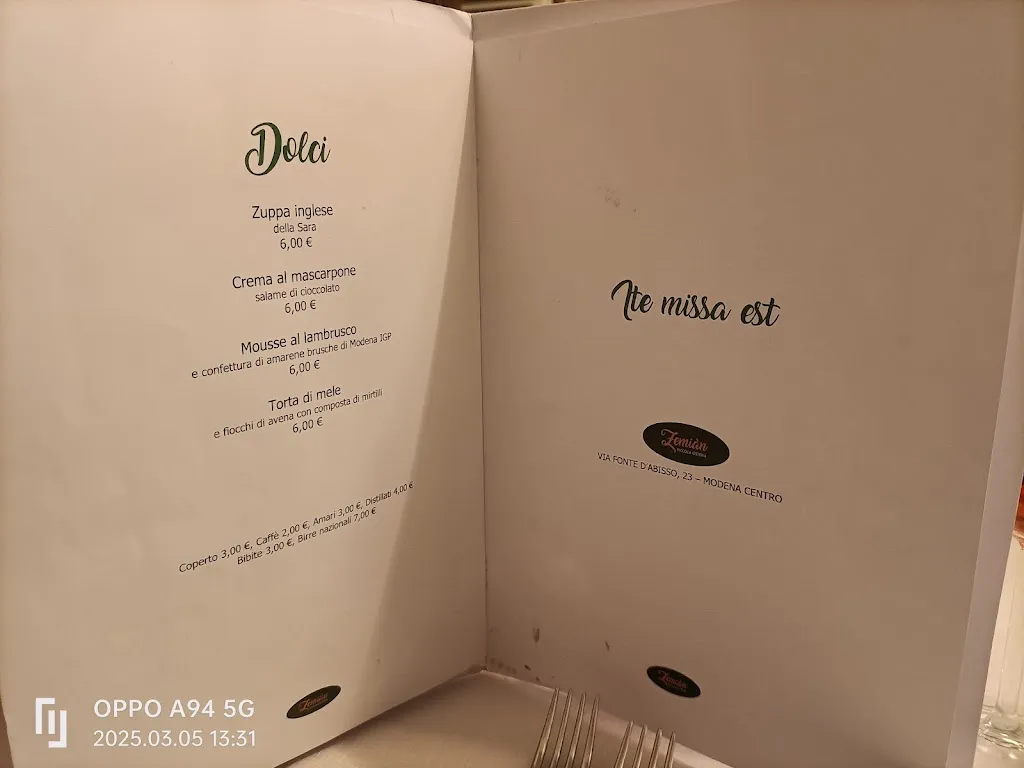 Menu_Piccola Osteria Zemian_Provincia di Modena_image_4